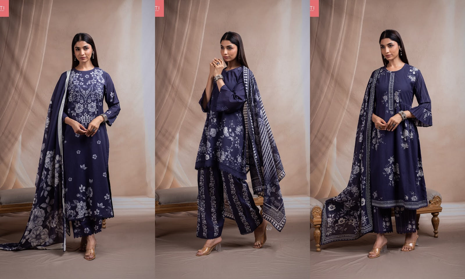 Marino Naariti Cotton Lawn Pakistani Salwar Suits Wholesale Rate