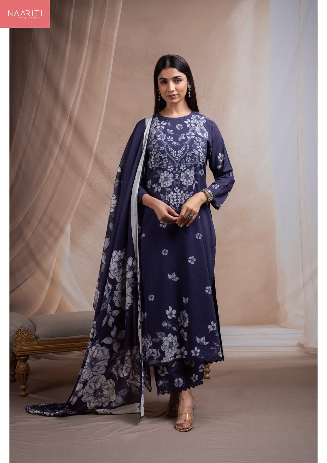 Marino Naariti Cotton Lawn Pakistani Salwar Suits Wholesale Rate