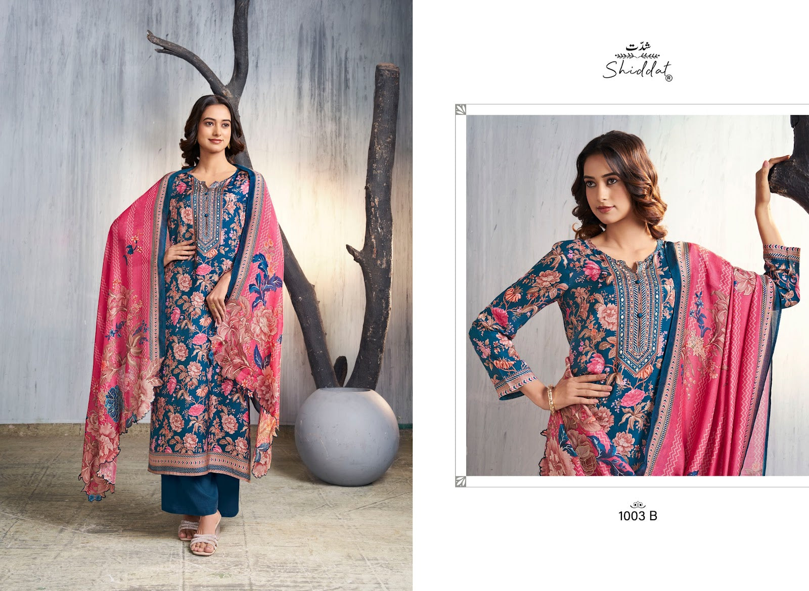 Maris 1003 Shiddat Muslin Pant Style Suits Wholesale