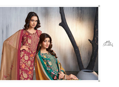 Maris 1003 Shiddat Muslin Pant Style Suits Wholesale