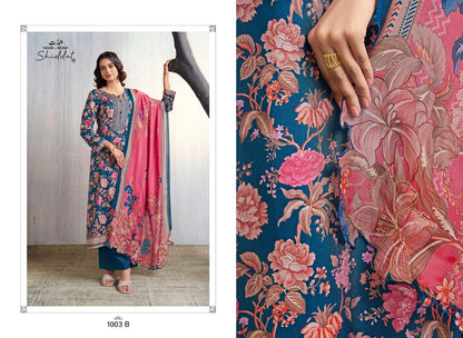 Maris 1003 Shiddat Muslin Pant Style Suits Wholesale
