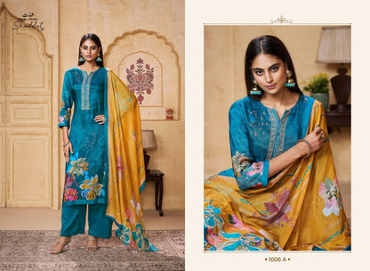 Maris 1006 Shiddat Muslin Pant Style Suits Manufacturer Ahmedabad