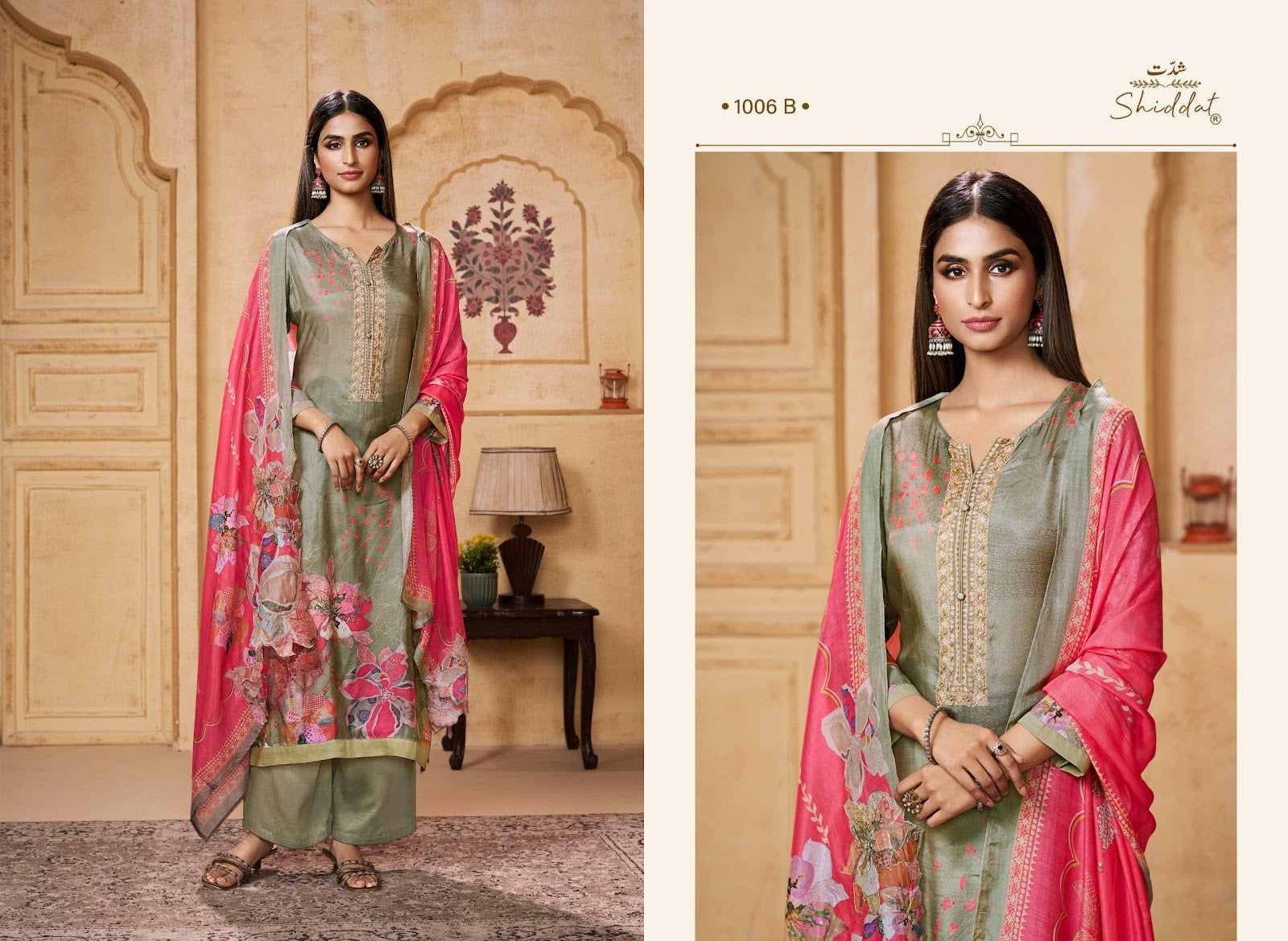 Maris 1006 Shiddat Muslin Pant Style Suits Manufacturer Ahmedabad