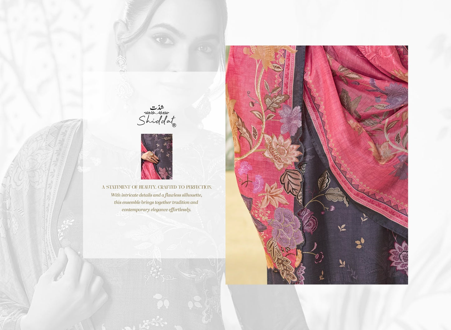 Maris 1007 Shiddat Muslin Pant Style Suits Supplier Gujarat