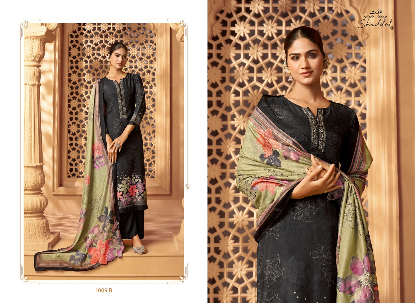 Maris 1009 Shiddat Muslin Pant Style Suits Wholesale Price