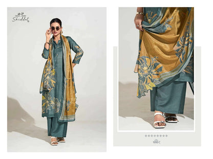 Maris 1010 Shiddat Muslin Pant Style Suits Exporter Gujarat