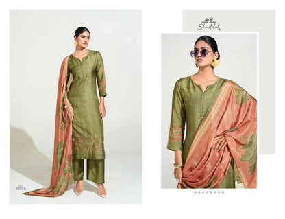 Maris 1010 Shiddat Muslin Pant Style Suits Exporter Gujarat