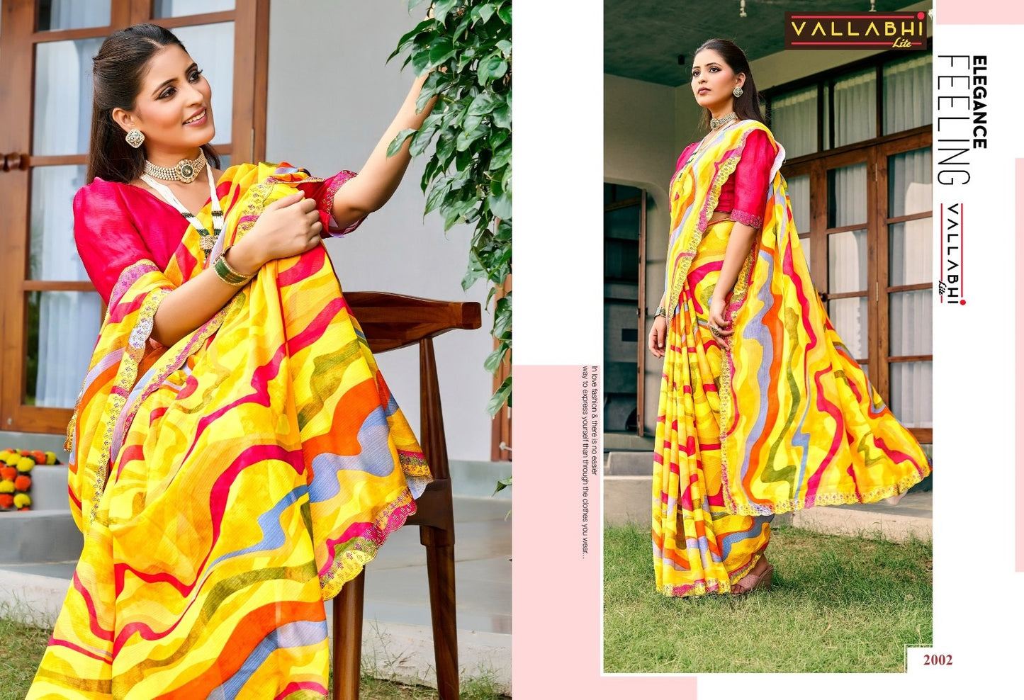 Marissa Vol 2 Vallabhi Lite Georgette Sarees Manufacturer India