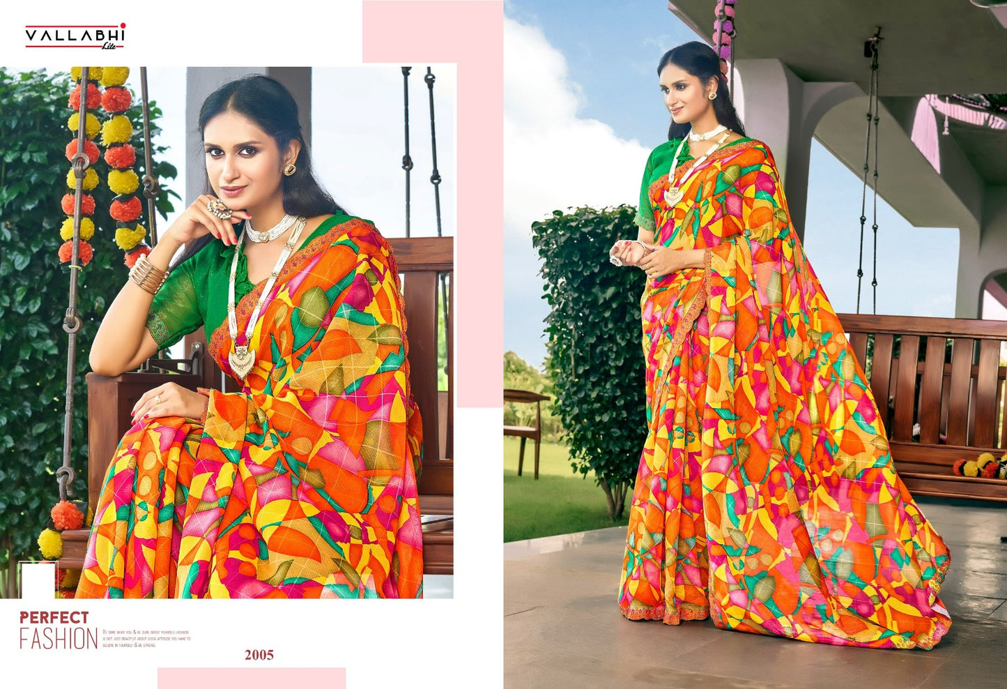 Marissa Vol 2 Vallabhi Lite Georgette Sarees Manufacturer India