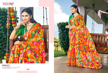 Marissa Vol 2 Vallabhi Lite Georgette Sarees Manufacturer India