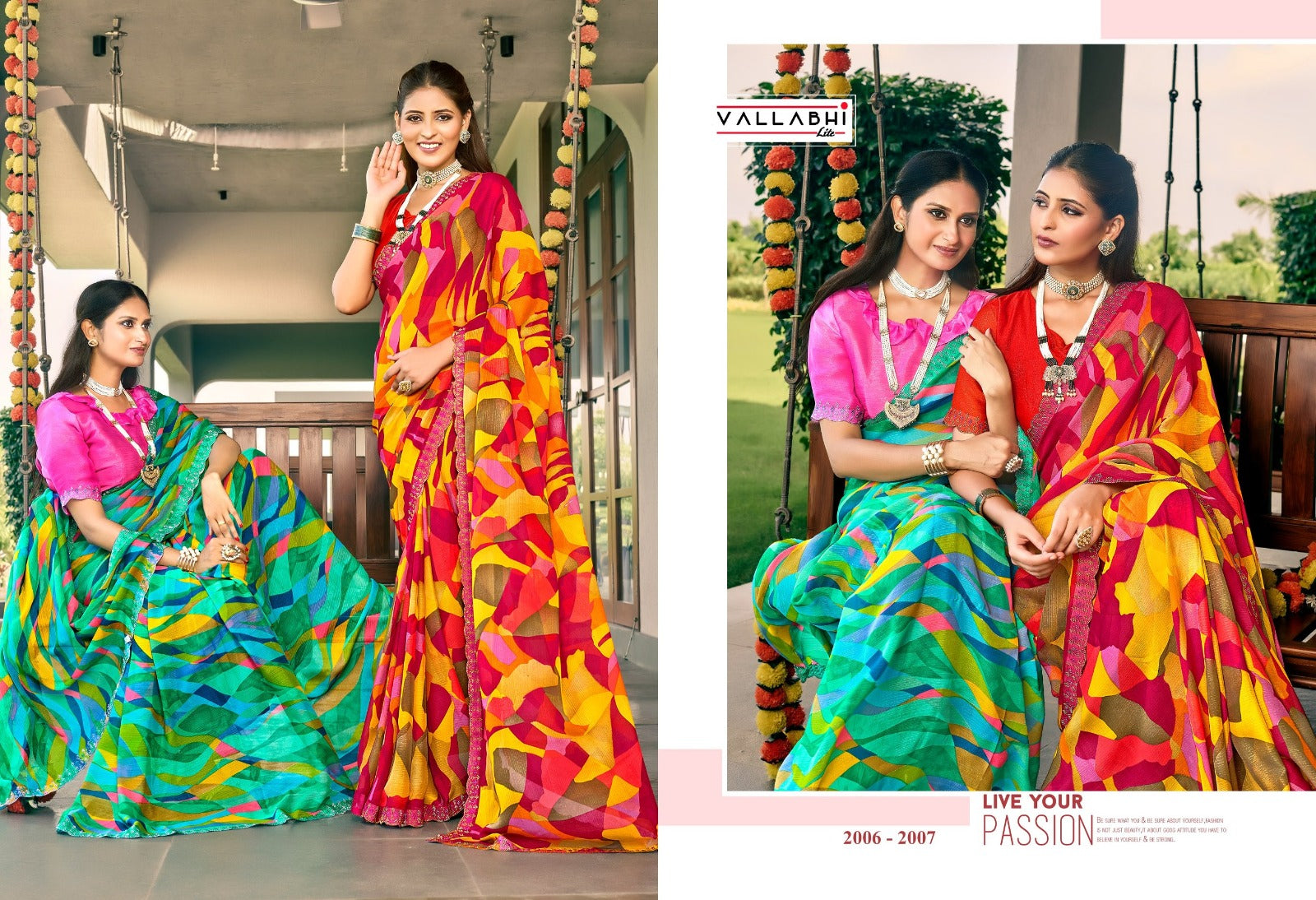Marissa Vol 2 Vallabhi Lite Georgette Sarees Manufacturer India