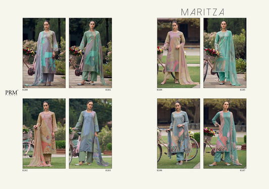Maritza Prm Trendz Lawn Cotton Plazzo Style Suits