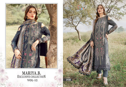 Mariya B Exclusive Collection Vol 12 Shree Fabs Reyon Pakistani Salwar Suits Manufacturer Ahmedabad