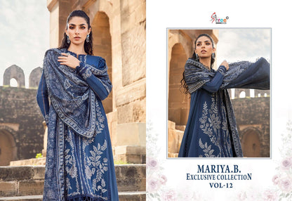 Mariya B Exclusive Collection Vol 12 Shree Fabs Reyon Pakistani Salwar Suits Manufacturer Ahmedabad