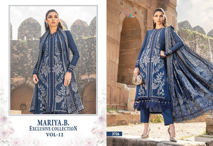 Mariya B Exclusive Collection Vol 12 Shree Fabs Reyon Pakistani Salwar Suits Manufacturer Ahmedabad