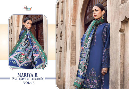 Mariya B Exclusive Collection Vol 13 Shree Fabs Reyon Pakistani Salwar Suits Supplier Ahmedabad
