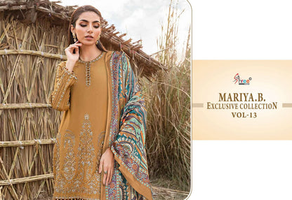 Mariya B Exclusive Collection Vol 13 Shree Fabs Reyon Pakistani Salwar Suits Supplier Ahmedabad