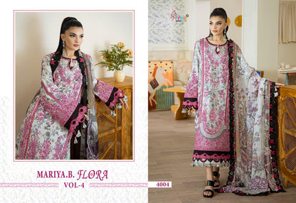 Mariya B Flora Vol 4 Shree Fabs Cotton Pakistani Patch Work Suits Manufacturer India