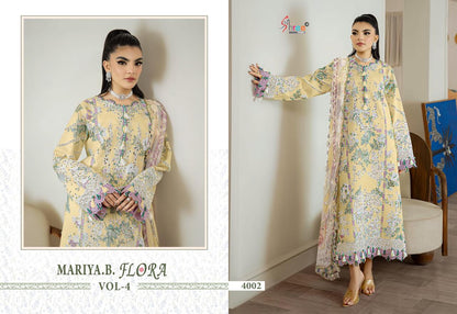 Mariya B Flora Vol 4 Shree Fabs Cotton Pakistani Patch Work Suits Manufacturer India