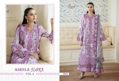 Mariya B Flora Vol 4 Shree Fabs Cotton Pakistani Patch Work Suits Manufacturer India