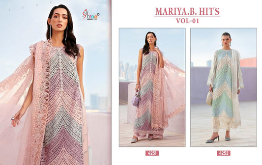 Mariya B Hits Vol 1 Shree Fabs Cotton Pakistani Salwar Suits Supplier Gujarat