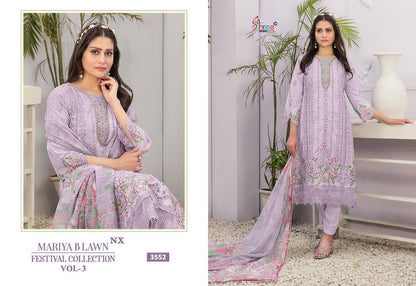 Mariya B Lawn Festival Collection Vol 3 Nx Shree Fabs Lawn Cotton Pakistani Readymade Suits Supplier India