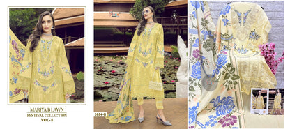 Mariya B Lawn Festival Collection Vol 8 Shree Fabs Lawn Cotton Pakistani Salwar Suits Supplier India