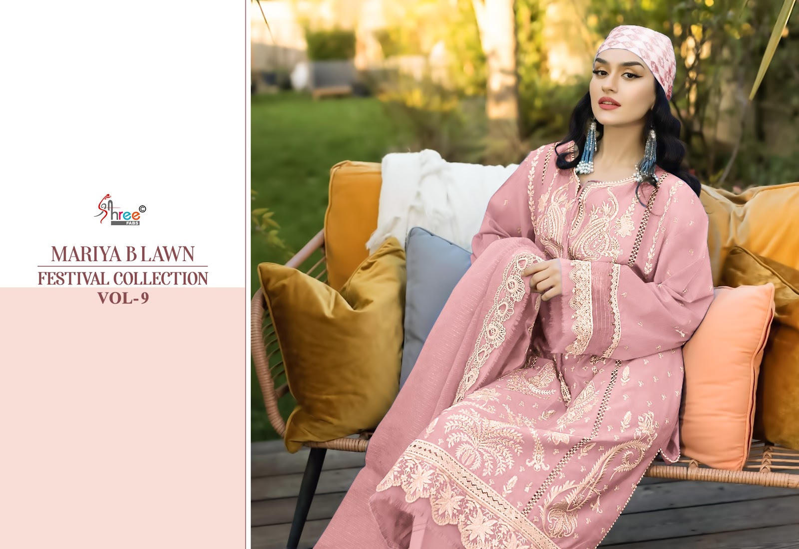 Mariya B Lawn Vol 9 Festival Collection Shree Fabs Cotton Pakistani Salwar Suits Manufacturer