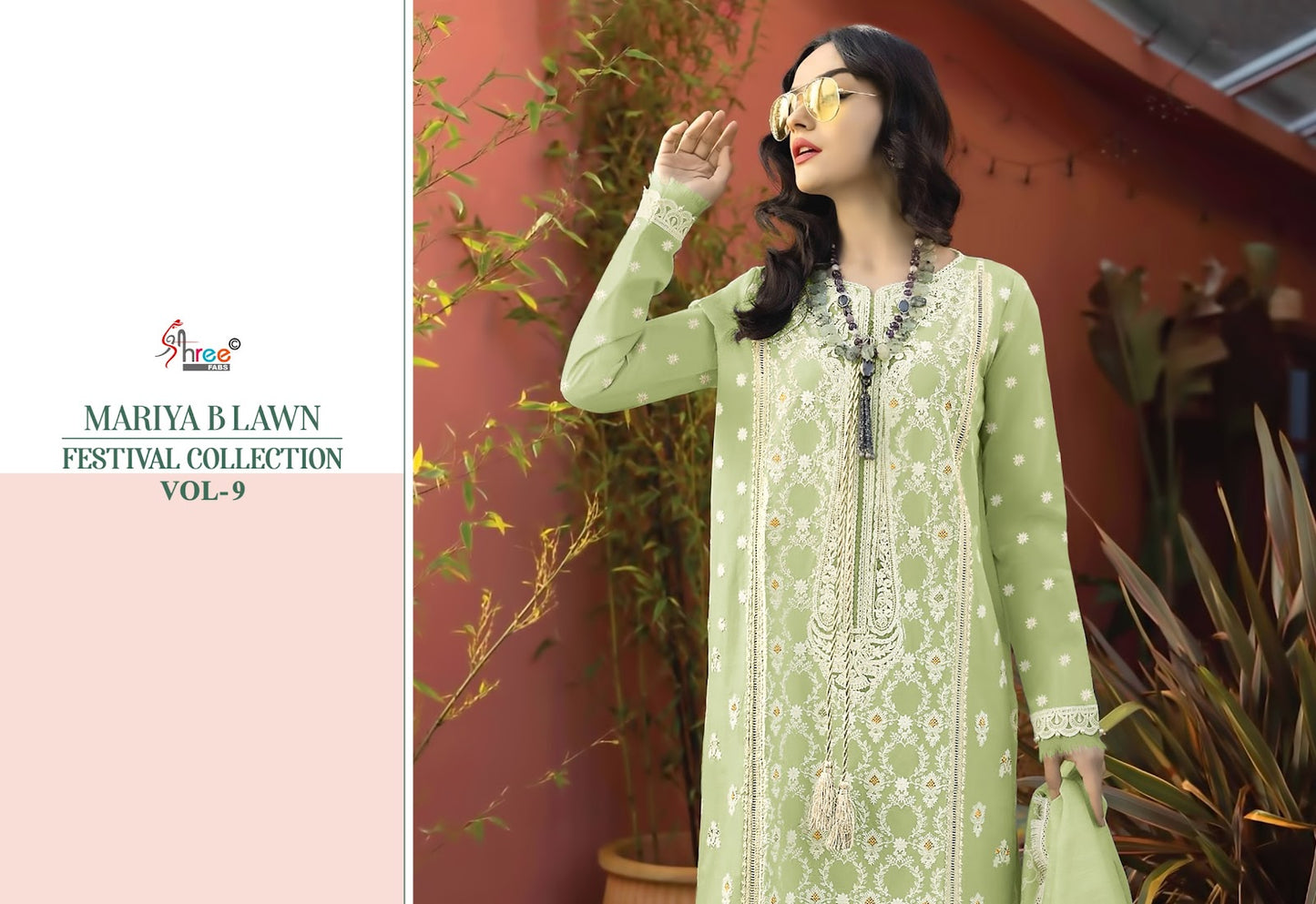 Mariya B Lawn Vol 9 Festival Collection Shree Fabs Cotton Pakistani Salwar Suits Manufacturer