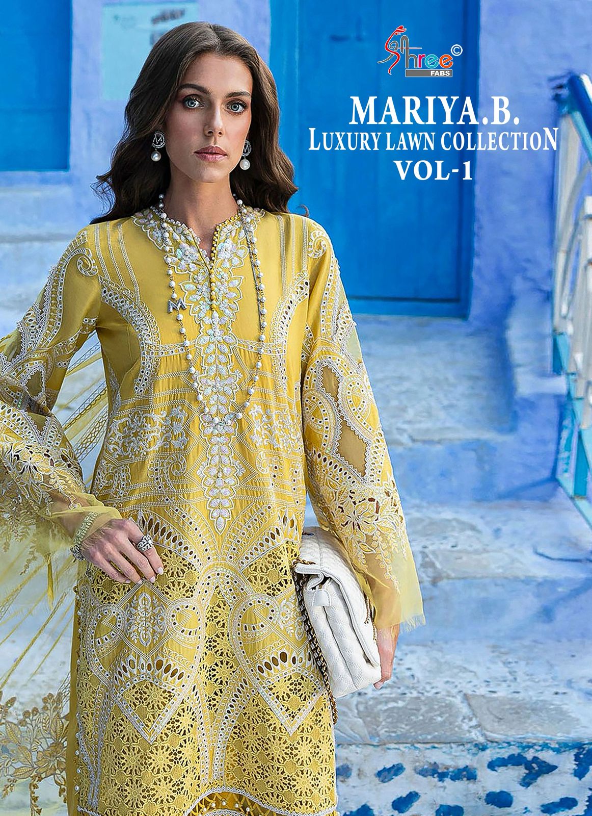 Mariya B Luxury Lawn Collection Vol 1 Shree Fabs Pure Cotton Pakistani Salwar Suits Wholesaler Gujarat