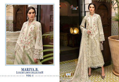 Mariya B Luxury Lawn Collection Vol 1 Shree Fabs Pure Cotton Pakistani Salwar Suits Wholesaler Gujarat