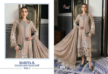 Mariya B Luxury Lawn Collection Vol 1 Shree Fabs Pure Cotton Pakistani Salwar Suits Wholesaler Gujarat