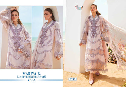 Mariya B Luxury Lawn Collection Vol 2 Shree Fabs Pure Cotton Pakistani Salwar Suits Wholesale Rate