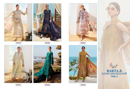 Mariya B Luxury Lawn Collection Vol 2 Shree Fabs Pure Cotton Pakistani Salwar Suits Wholesale Rate