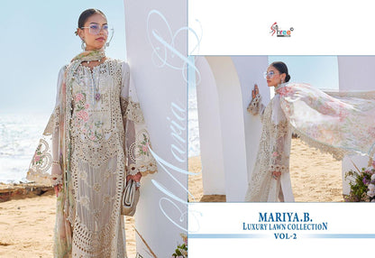 Mariya B Luxury Lawn Collection Vol 2 Shree Fabs Pure Cotton Pakistani Salwar Suits Wholesale Rate