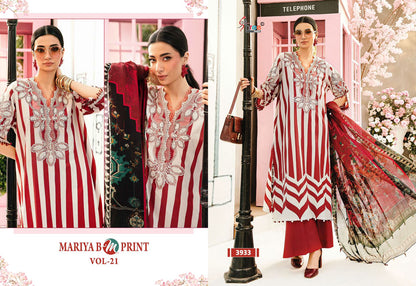 Mariya B M Print Vol 21 Shree Fabs Cotton Pakistani Patch Work Suits Supplier Ahmedabad