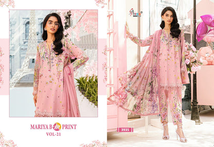 Mariya B M Print Vol 21 Shree Fabs Cotton Pakistani Patch Work Suits Supplier Ahmedabad