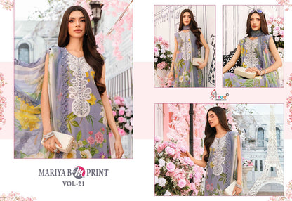 Mariya B M Print Vol 21 Shree Fabs Cotton Pakistani Patch Work Suits Supplier Ahmedabad