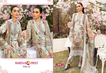 Mariya B M Print Vol 21 Shree Fabs Cotton Pakistani Patch Work Suits Supplier Ahmedabad
