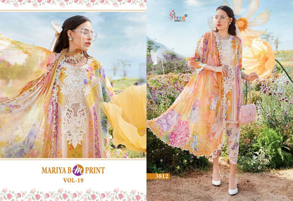 Mariya B Mprint Vol-19 Shree Fabs Pure Cotton Pakistani Salwar Suits Supplier India
