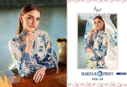 Mariya B Mprint Vol-19 Shree Fabs Pure Cotton Pakistani Salwar Suits Supplier India