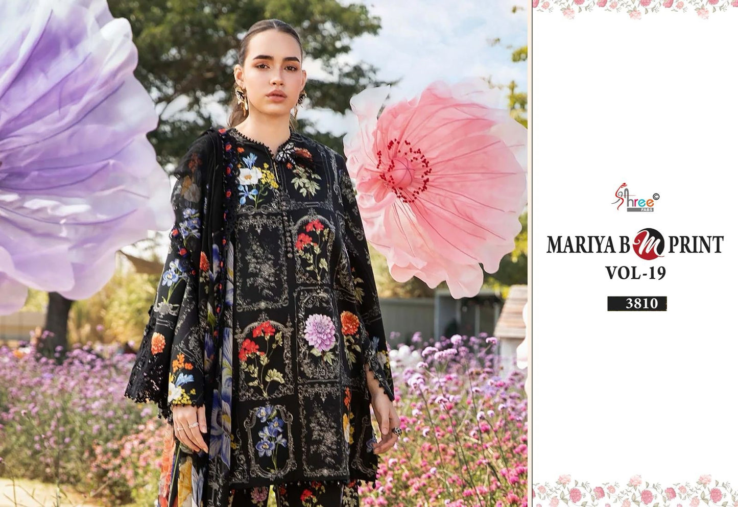 Mariya B Mprint Vol-19 Shree Fabs Pure Cotton Pakistani Salwar Suits Supplier India