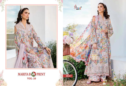 Mariya B Mprint Vol 20 Shree Fabs Pure Cotton Pakistani Patch Work Suits Wholesale