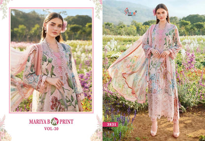 Mariya B Mprint Vol 20 Shree Fabs Pure Cotton Pakistani Patch Work Suits Wholesale