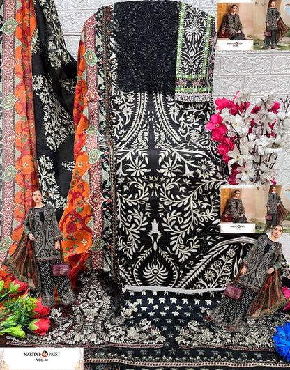 Mariya B Mprint Vol 20 Shree Fabs Pure Cotton Pakistani Patch Work Suits Wholesale