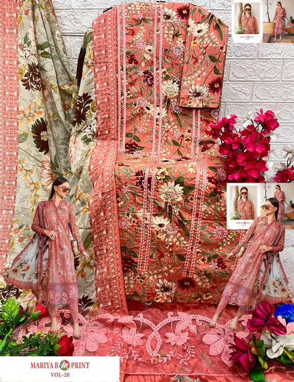 Mariya B Mprint Vol 20 Shree Fabs Pure Cotton Pakistani Patch Work Suits Wholesale