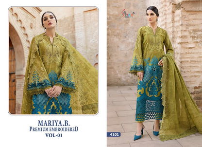 Mariya B Premium Embroidered Vol 1 Shree Fabs Cotton Pakistani Salwar Suits Exporter Ahmedabad