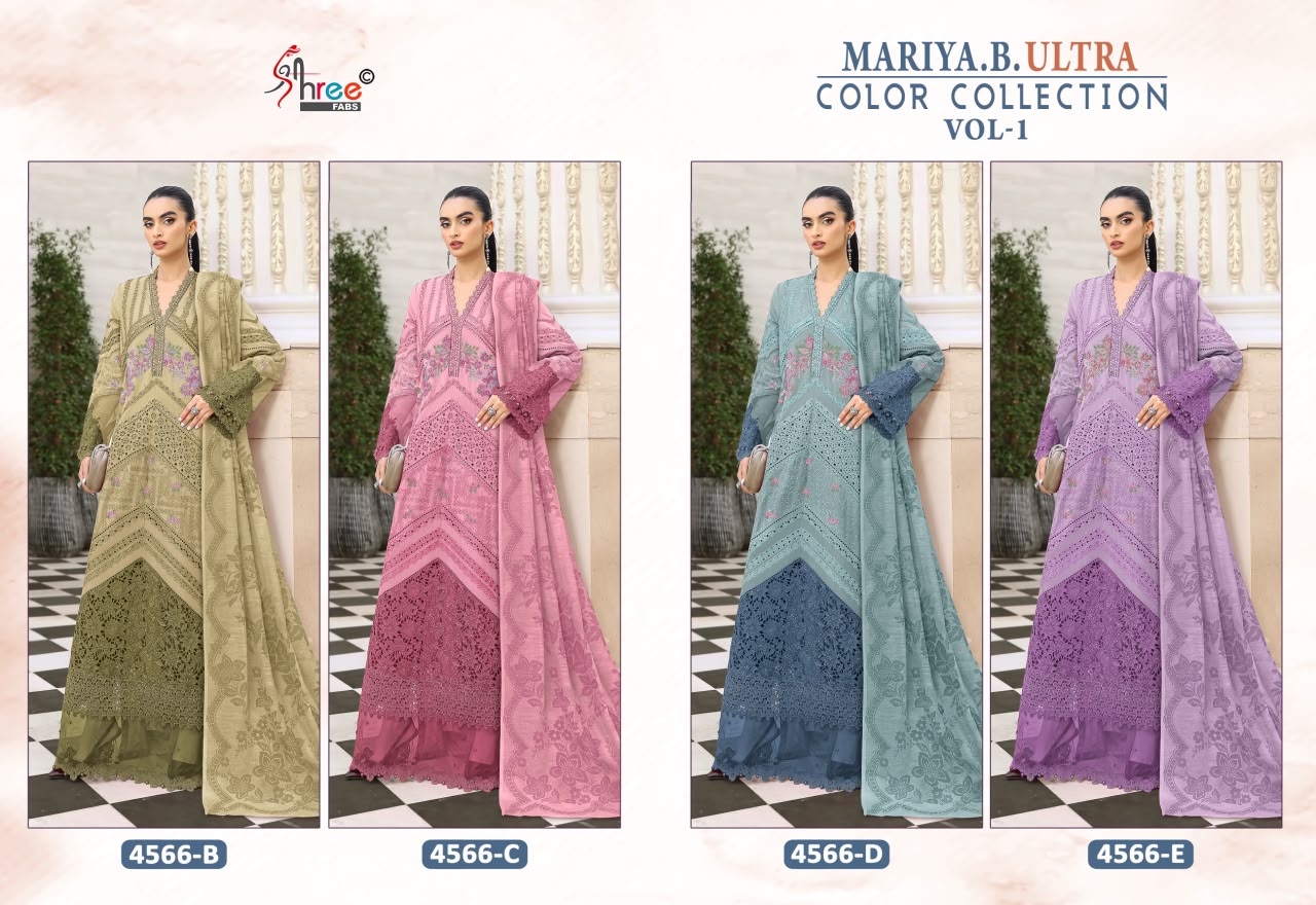 Mariya B Ultra Vol 1 Shree Fabs Cotton Pakistani Salwar Suits Manufacturer Ahmedabad