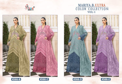 Mariya B Ultra Vol 1 Shree Fabs Cotton Pakistani Salwar Suits Manufacturer Ahmedabad