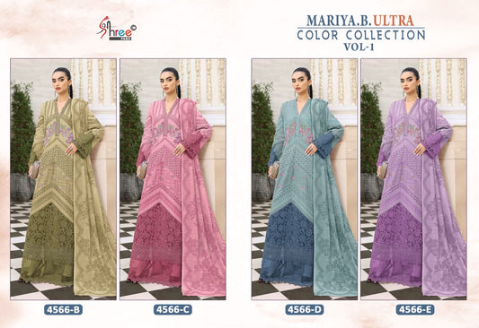 Mariya B Ultra Vol 1 Shree Fabs Cotton Pakistani Salwar Suits Manufacturer Ahmedabad